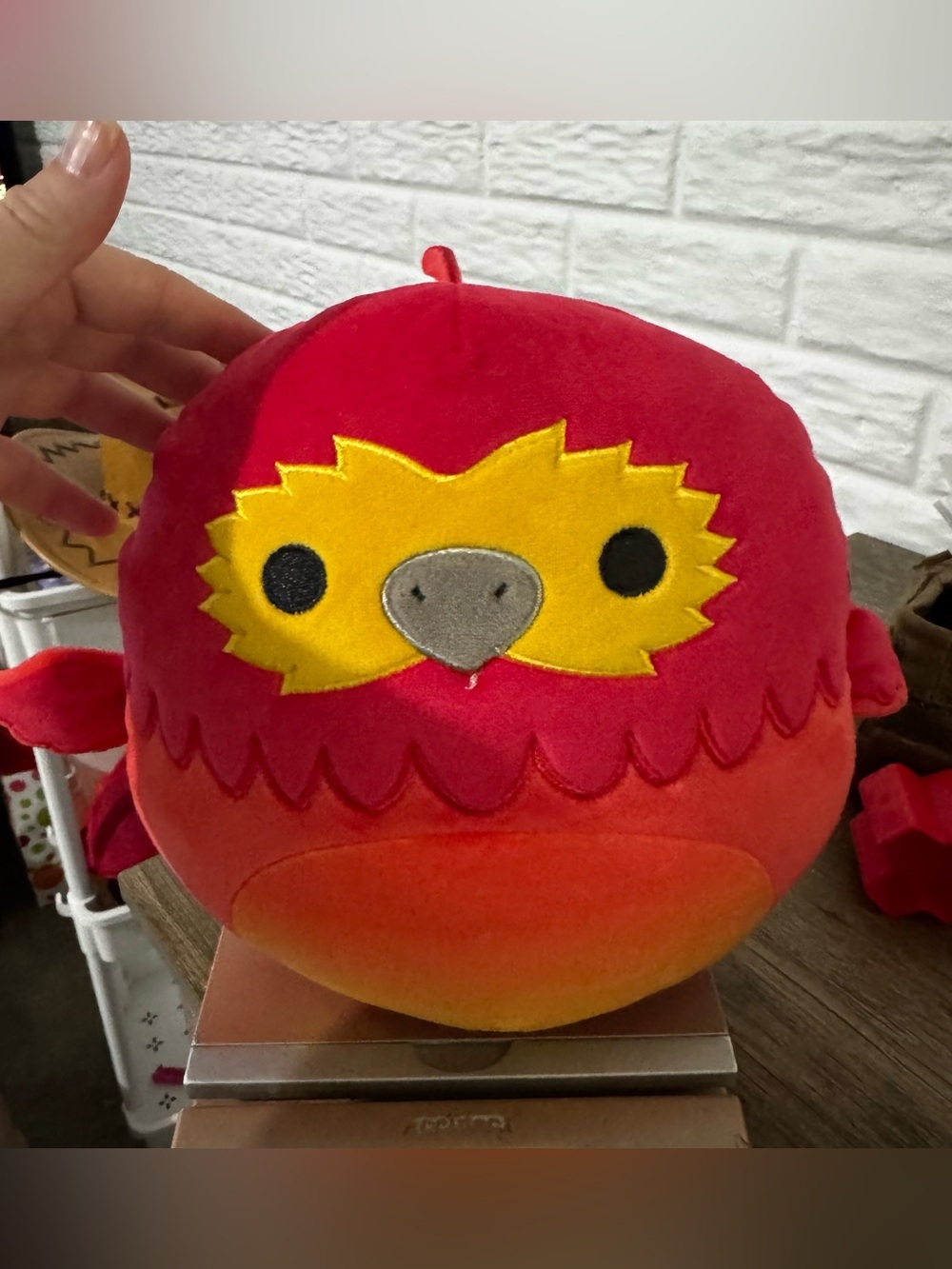 Squishmallow Harry Potter 10'' Fawkes Red Hawk Jazwares Plush